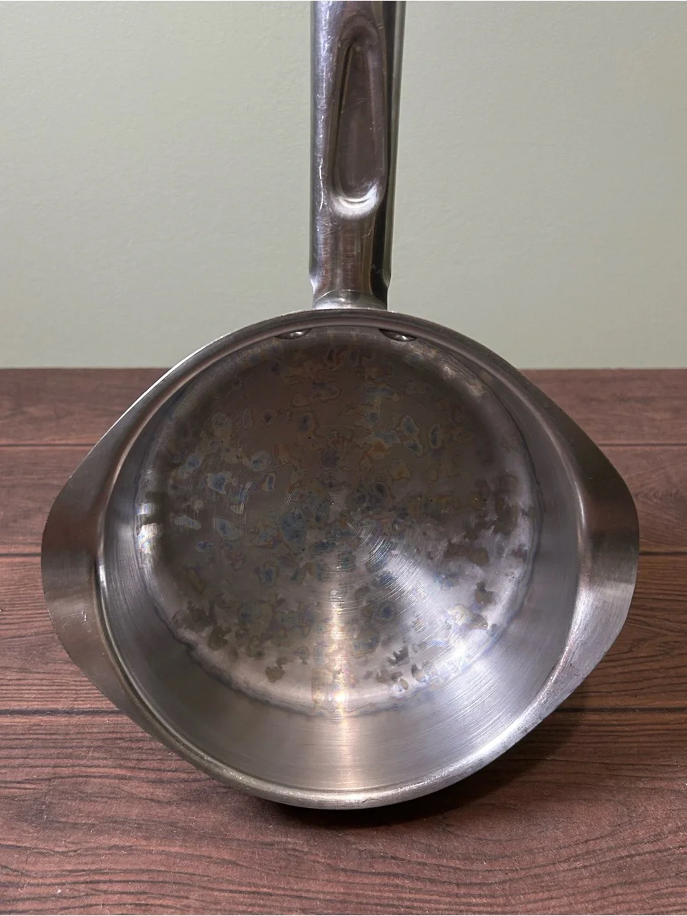 Wear Ever 1.5 Quart Dual Pour Spout Stainless Steel Sauce Pan No Lid